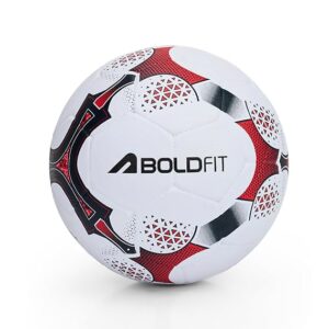 Boldfit Blaze Football Practise Foot Ball Training Match Football Size 5 Original for All Ages Group Rubber Moulded Standard Sports Foot Ball for Ground, Grass, Turf