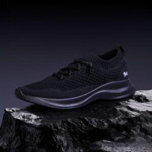 Neeman's Unisex Knit Gliders Casual Sneakers | Breathable AirUnisex Knit Upper, Cushioned Insole & Slip-Resistant Sole for All-Day Comfort